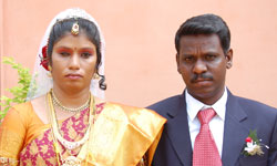 Chandrasekhar Merci Lurdhu, Success Story, Kalyanamalai brought light into my daughters life, who has no light in her eyes, kalyanamalai Matrimony magazine